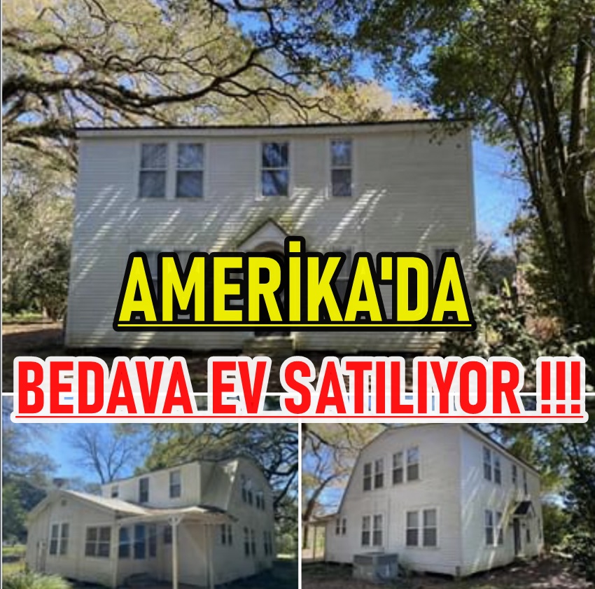 AMERİKA�DA BEDAVA EV SATILIYOR