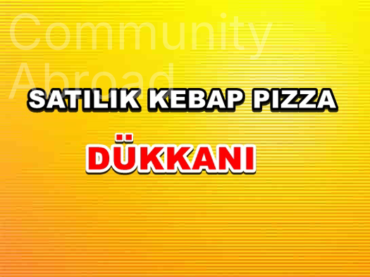 SATILIK KEBAB PİZZA DÜKKANI 